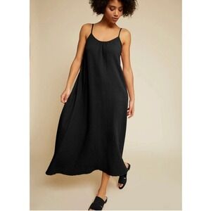 Nation LTD Lila Dress Black‎ Sleeveless Midi XS
